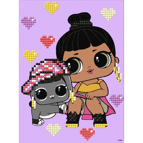 ����� � �������� �������� (����������) "LOL Surprise! Honey Bun With Bunny Hun" 15x20��
