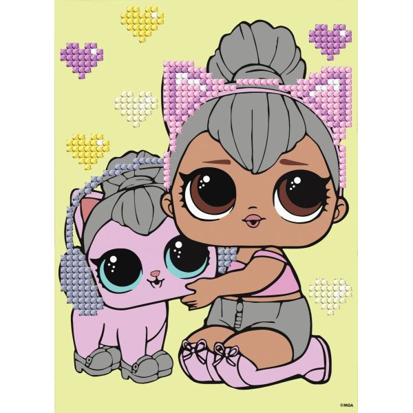 ����� � �������� �������� (����������) "LOL Surprise! Kitty Queen With Kitty Kitty" 15x20��