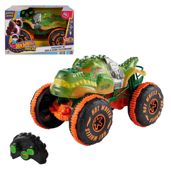 ����������� �������-����������� 1:15 �� ��������������� "RAGEASAUR�" HOT WHEELS� Monster Trucks
