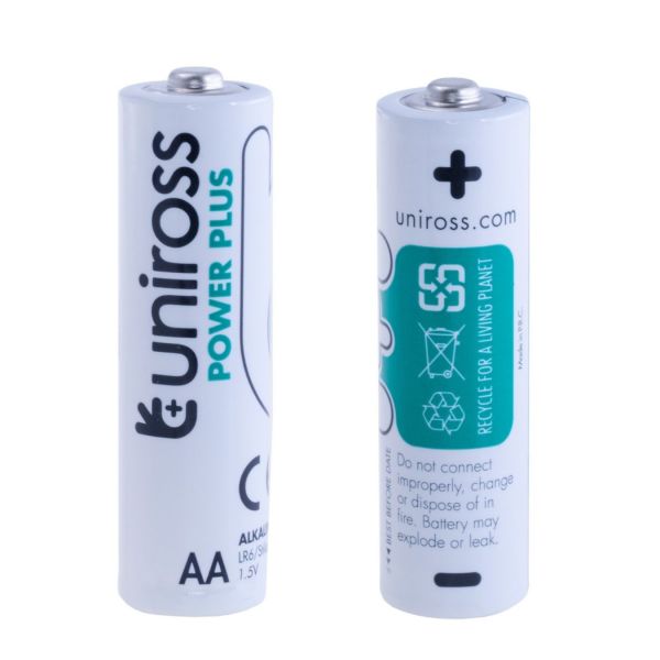 ��������� Uniross ����� Power Plus Alkaline AA 1.5V - BX40 ��� ����� 2 �� � ��������
