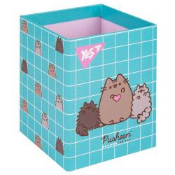 Стакан для письмового приладдя Yes "Pusheen", картон Стакан для письмового приладдя Yes "Pusheen", картон