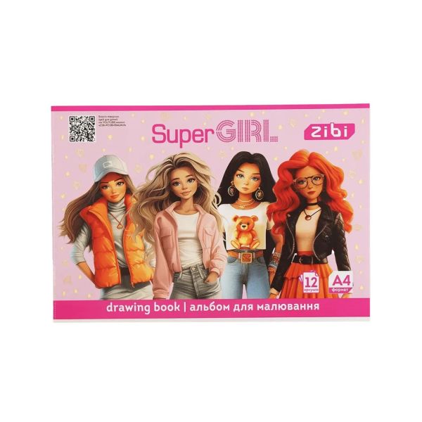 ������ ��� ��������� SUPER GIRL, �4, 12 ���., 120 �/�2, �� ����, �������, KIDS Line