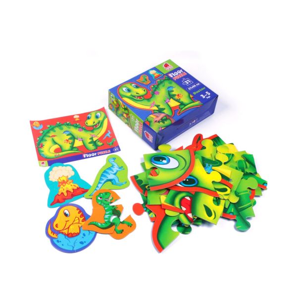 Puzzle Roter Kдfer floor puzzle. Dinosaurs. RK7010-01