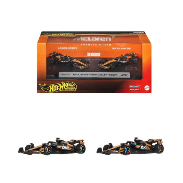 ����� �� 2-� ������������� ������� McLaren Lando Norris � Oscar Piastri "Formula 1" Hot Wheels