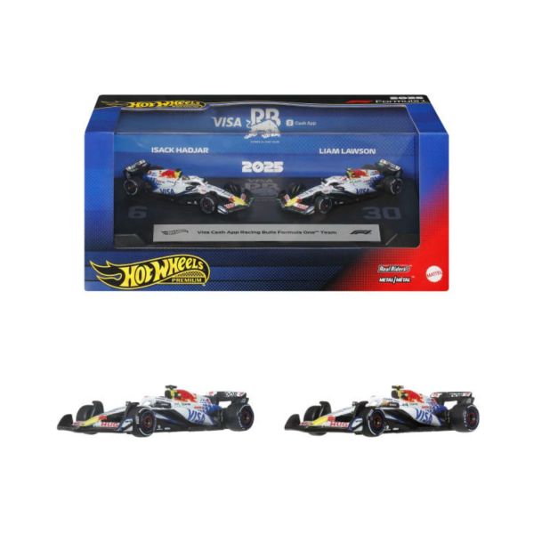 ����� �� 2-� ������������� ������� VCARB Liam Lawson � Isack Hadjar "Formula 1" Hot Wheels