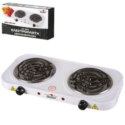 Плита електрична переносна двоконфорочна 2*1000W d140мм ME-0013S