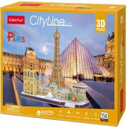 MC254h ТРИВИМIРНА ГО ЛОВОЛОМКА-КОНСТРУКТОР "CITY LINE PARIS"