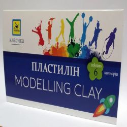 Пластилин "Классика" 6 цв 120 гр ПЛ-011-МВ Пластилин "Классика" 6 цв 120 гр ПЛ-011-МВ