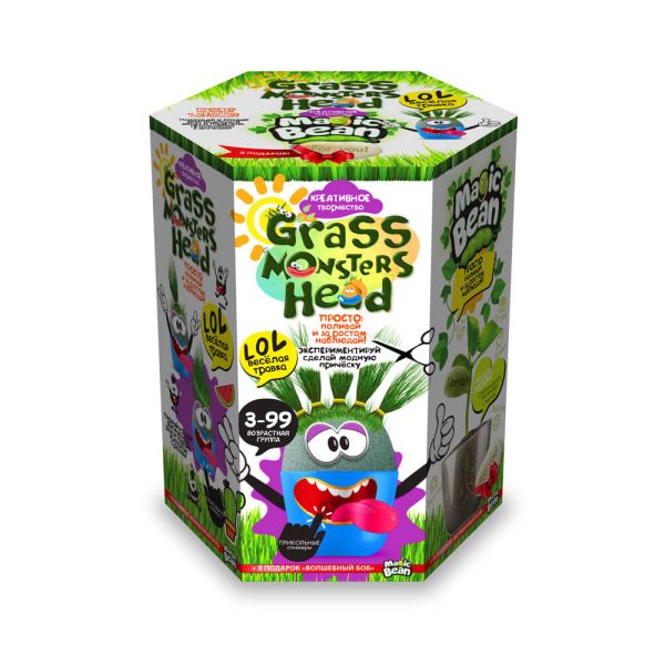 ����� ����������� ���������� ����� ���� "GRASS MONSTERS HEAD" ���.