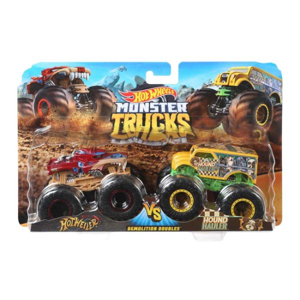 ����� �� 2 �������-������������� ����� Monster Trucks Hot Wheels