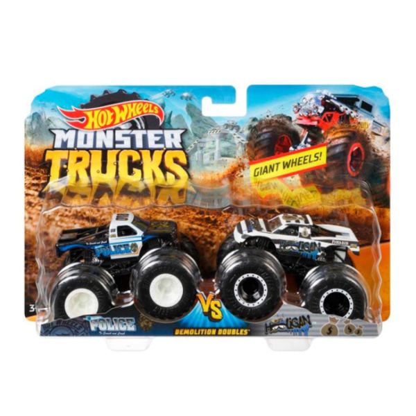 ����� �� 2 �������-������������� ����� Monster Trucks Hot Wheels
