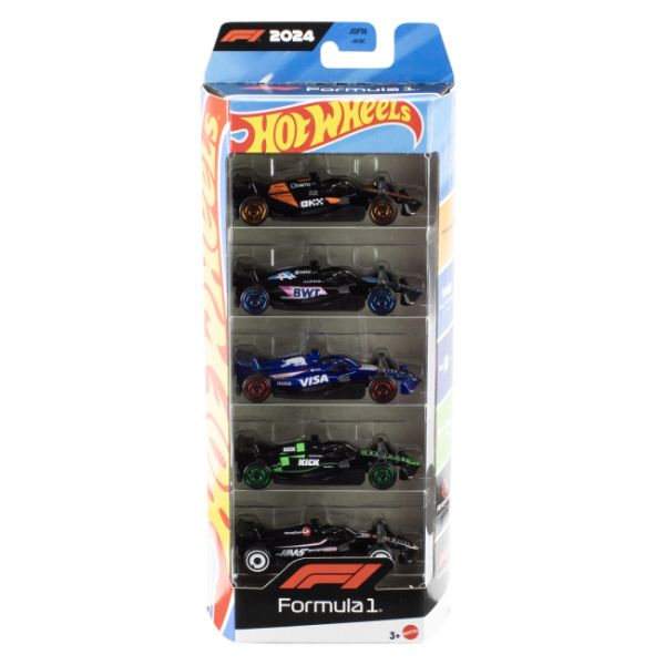 ���� � 5 ������� ����� "F1 2024" Hot Wheels