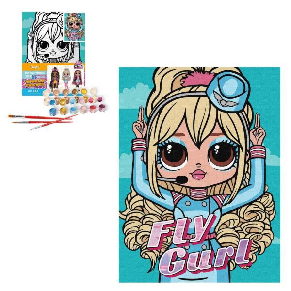 ���� ��� ������� �� ������� ��� ���� "L.O.L. Surprise! O.M.G. Fly Gurl" 30�40��