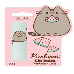 Бальзам для губ с ароматом арбуза ТМ "Pusheen", 3,8 г Бальзам для губ с ароматом арбуза ТМ "Pusheen", 3,8 г