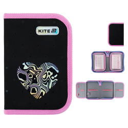 Пенал Kite 1 от., 2 отв., без наполнения 622 Love is Пенал Kite 1 от., 2 отв., без наполнения 622 Love is