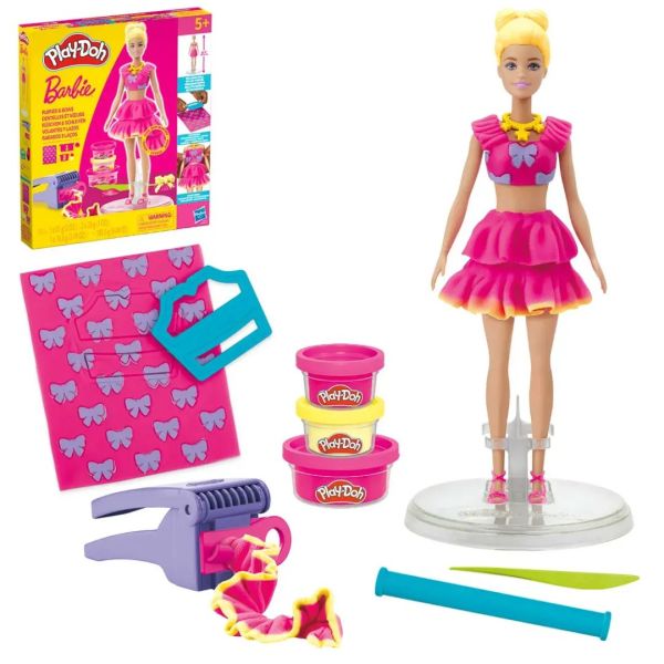 PD Набір для творчості з масою для ліплення «Barbie. Рюші та банти»