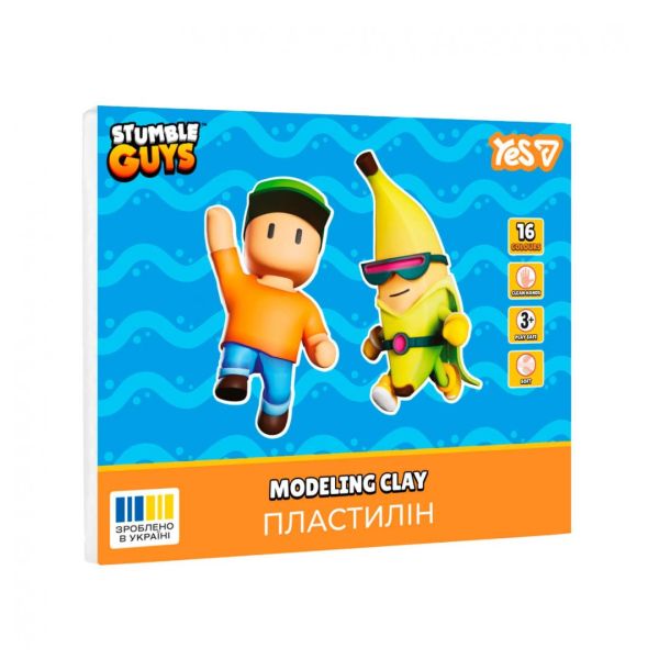 Пластилін Yes, 16 кол., 320г «Stumble Guys»