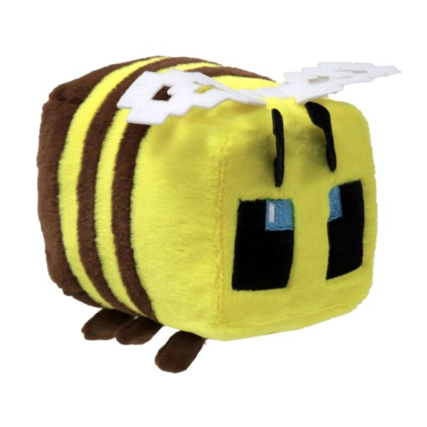 Дитяча іграшка м’яконабивна TY Minecraft Жовта «Бджілка» 15 см