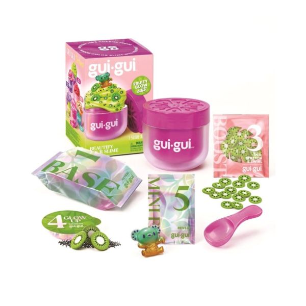 Слайм з шармами «Fruity glow». Ігровий набір ТМ «GUI GUI»