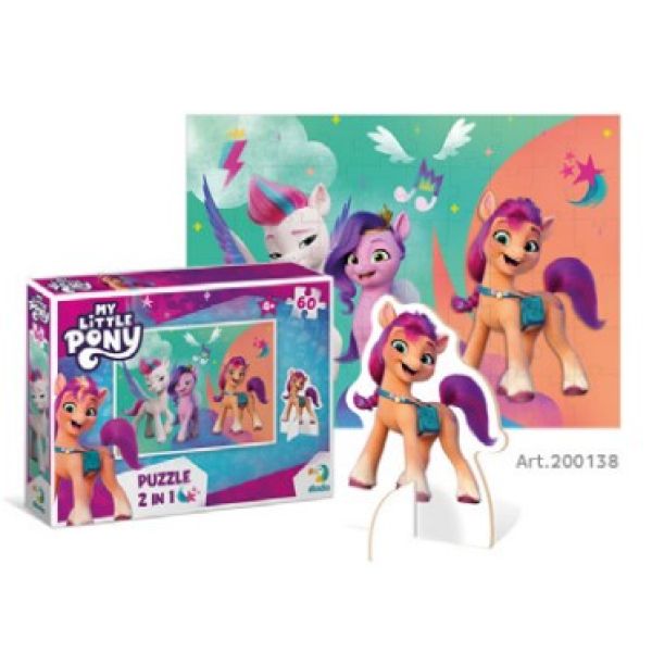 Пазл 60 елементів з фігурою My Little Pony