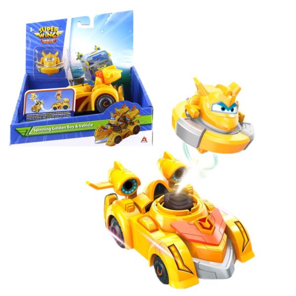 Ігровий набір Super Wings Spinning Vehicle Золотий Хлопчик